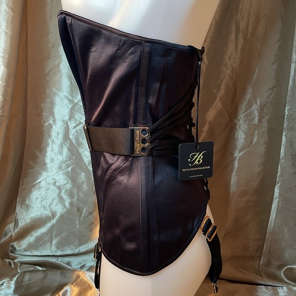 Honey Birdette Chastity Black Corset - Picture 2 of 5